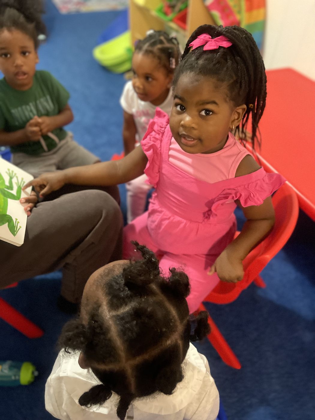 Circle time at Happy Hearts
